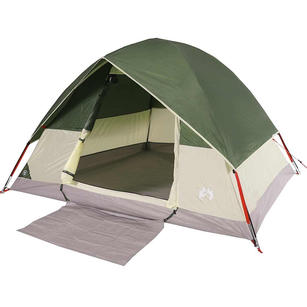 Vidaxl Tente Dôme 3 Personnes Étanche Verte 5/7