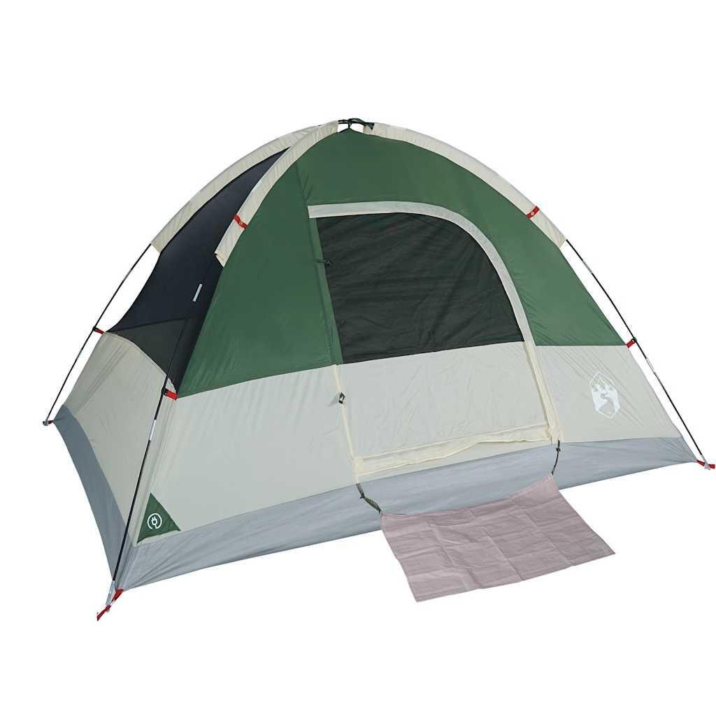 Vidaxl Tente Dôme 3 Personnes Étanche Verte 6/7