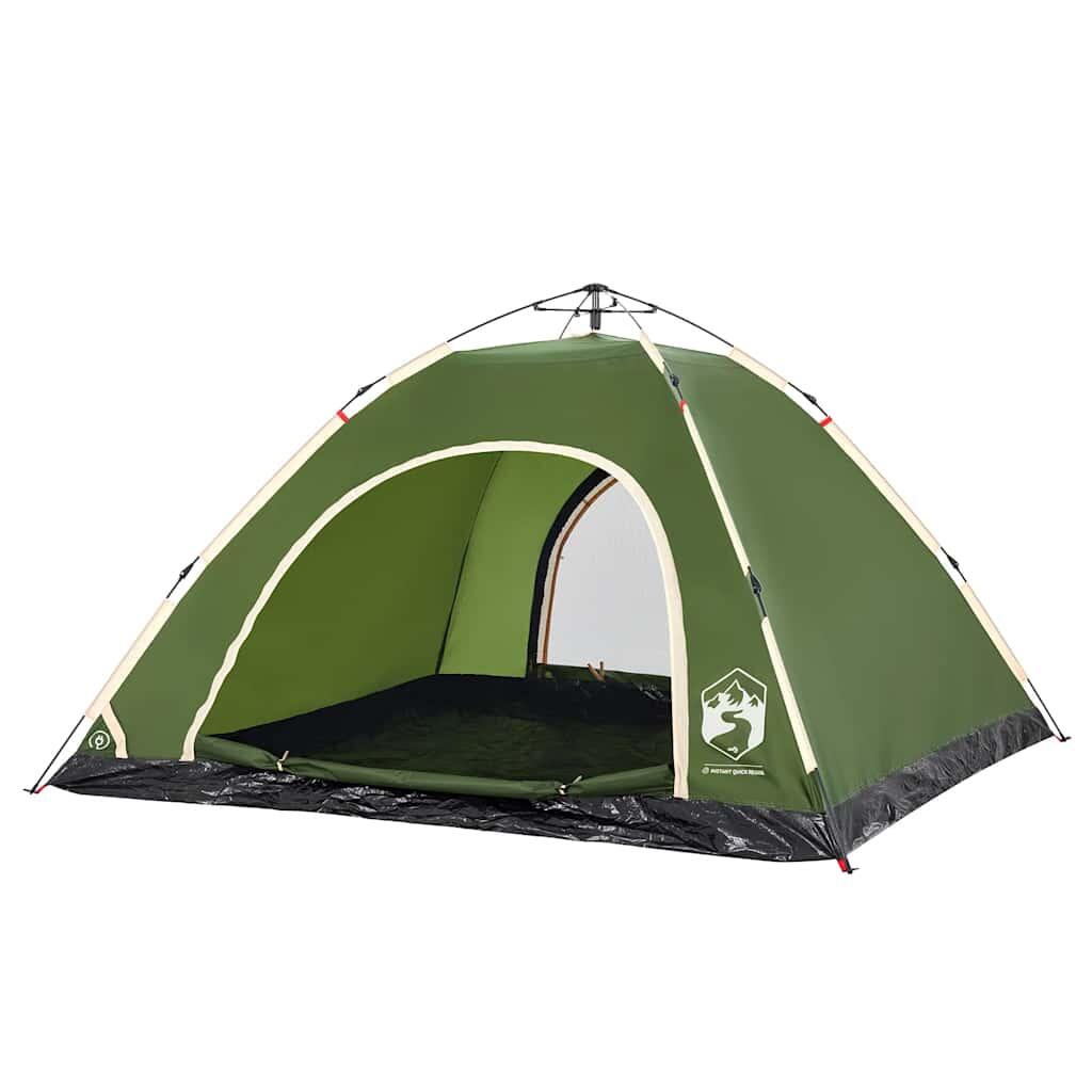 Tenda VidaXL 5-6 persone a sgancio rapido verde 5/7