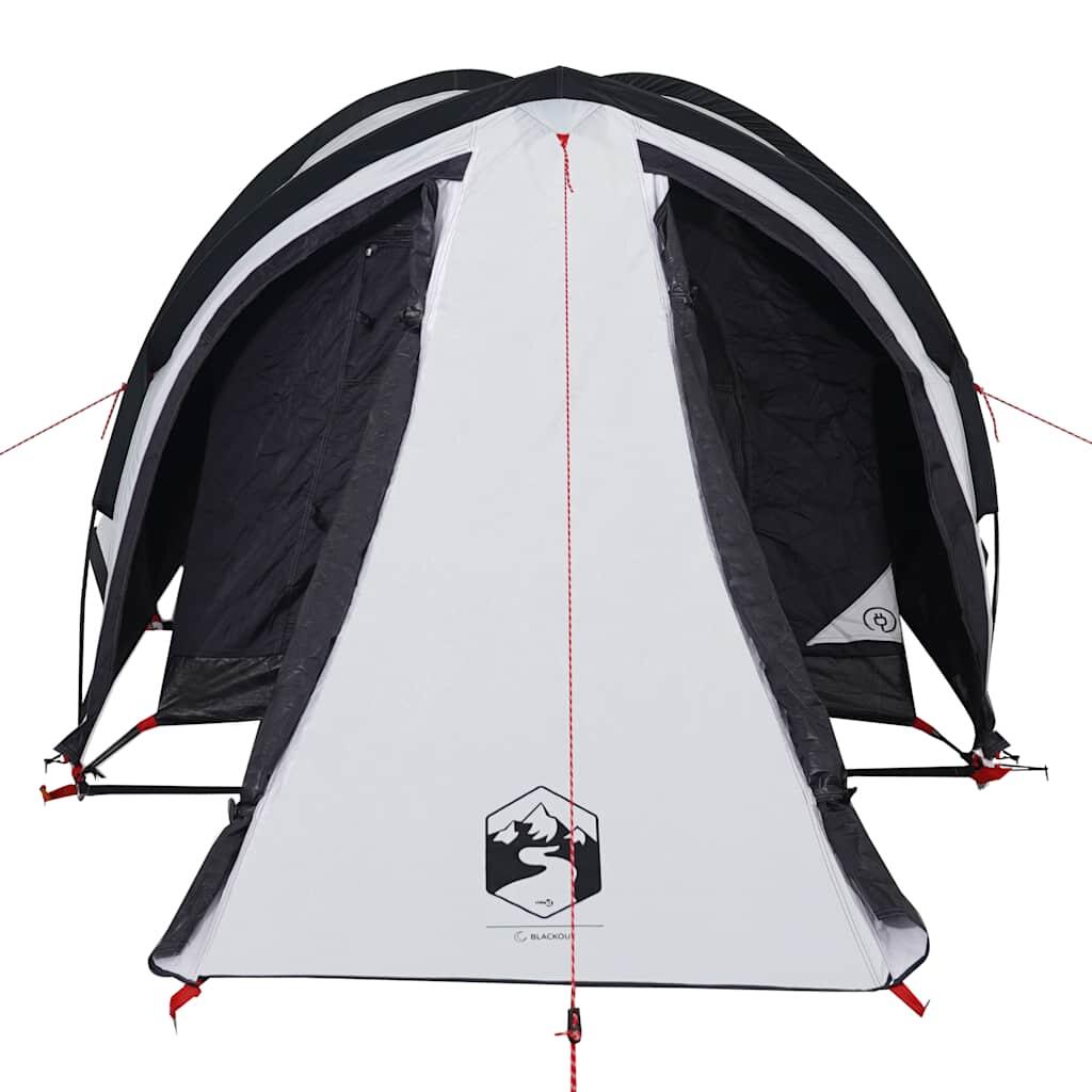 VidaXL Tente Dôme 2 Personnes - Imperméable et Occultante Blanche 5/7