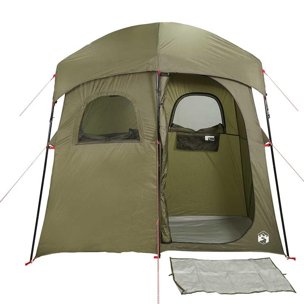 VidaXL tenda doccia 2 persone impermeabile verde oliva 6/7