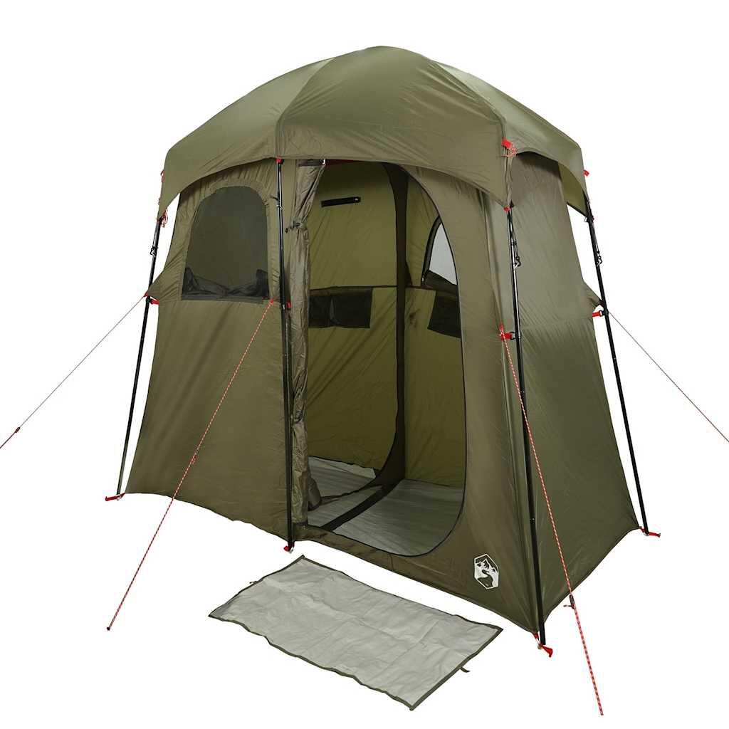 VidaXL tenda doccia 2 persone impermeabile verde oliva 4/7