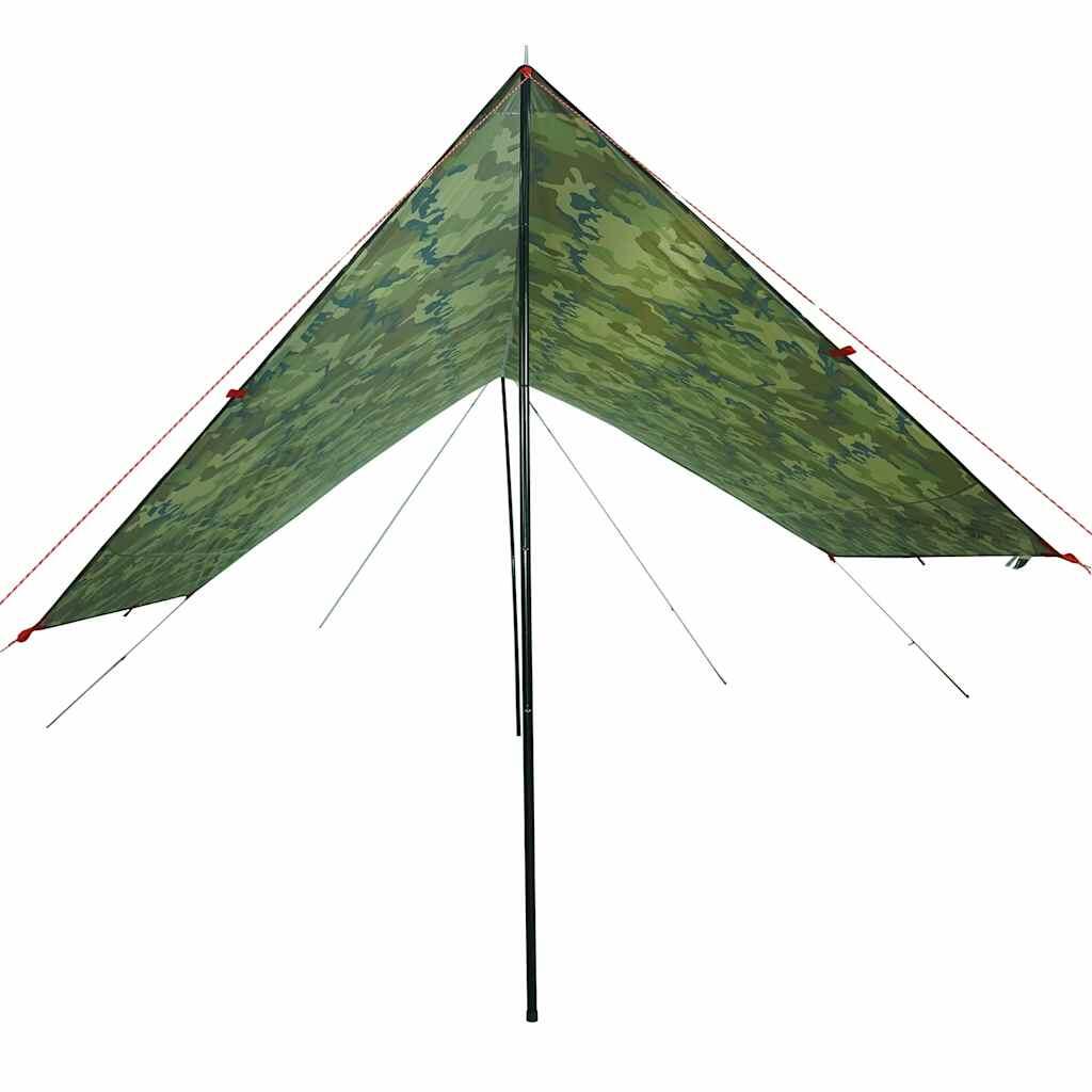 VidaXL Telo da campeggio impermeabile 462x306x211 cm camouflage 4/7