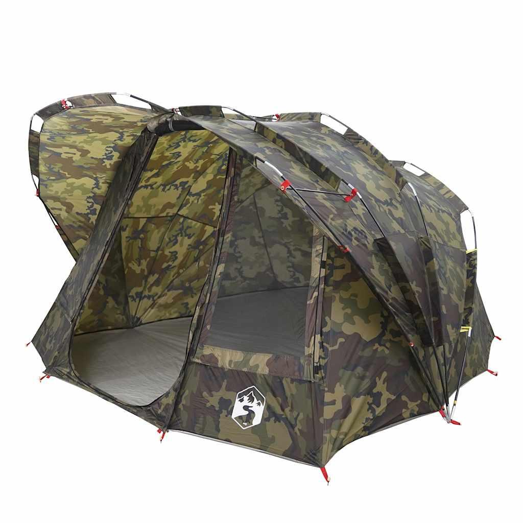 Tenda da pesca impermeabile VidaXL per 5 persone - Camouflage 4/7