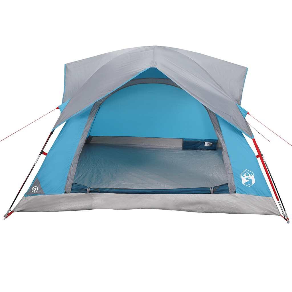 Vidaxl 4-Personen Wasserdichte Zelt in Blau 6/7