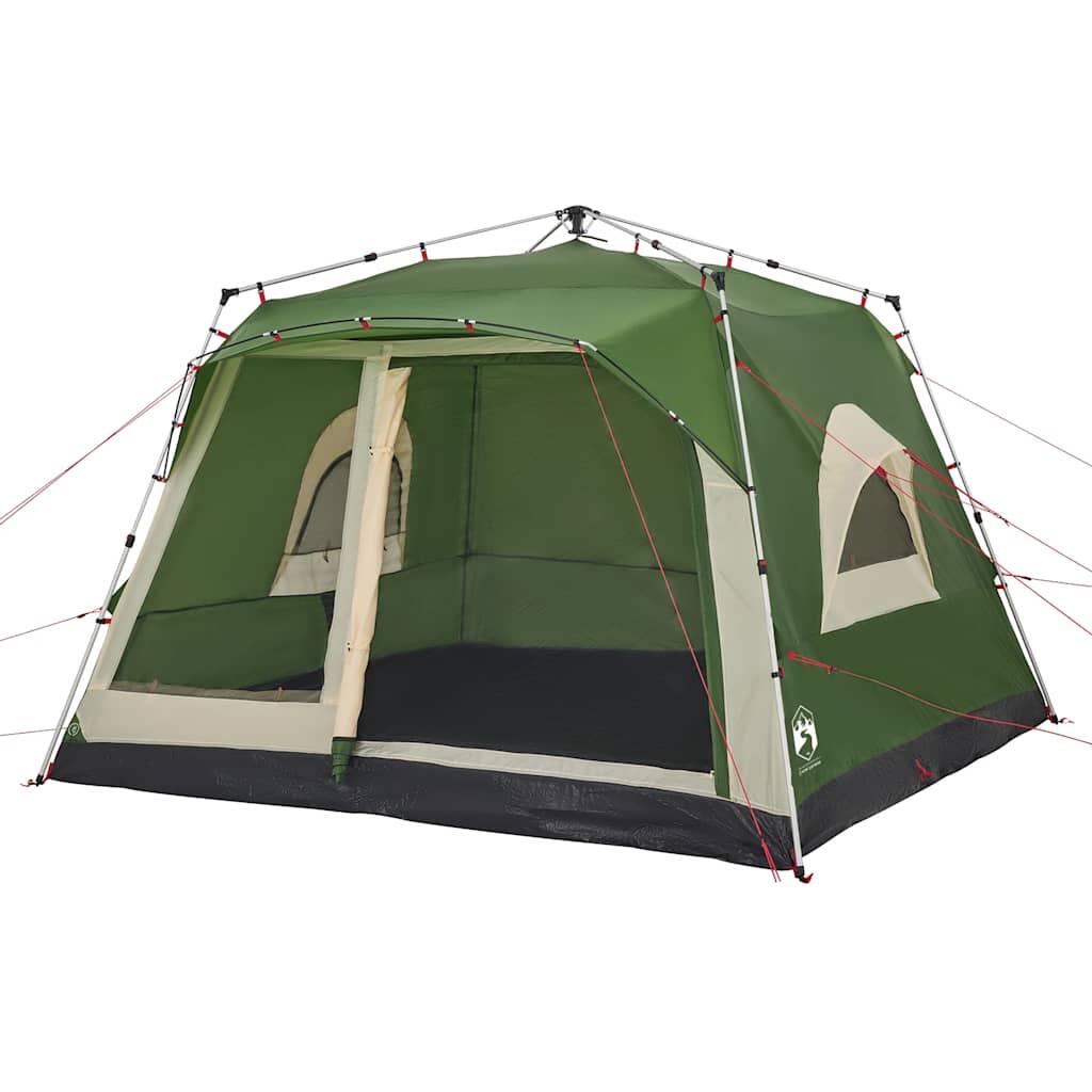 Tente familiale VidaXL 7 personnes montage rapide imperméable verte 4/7