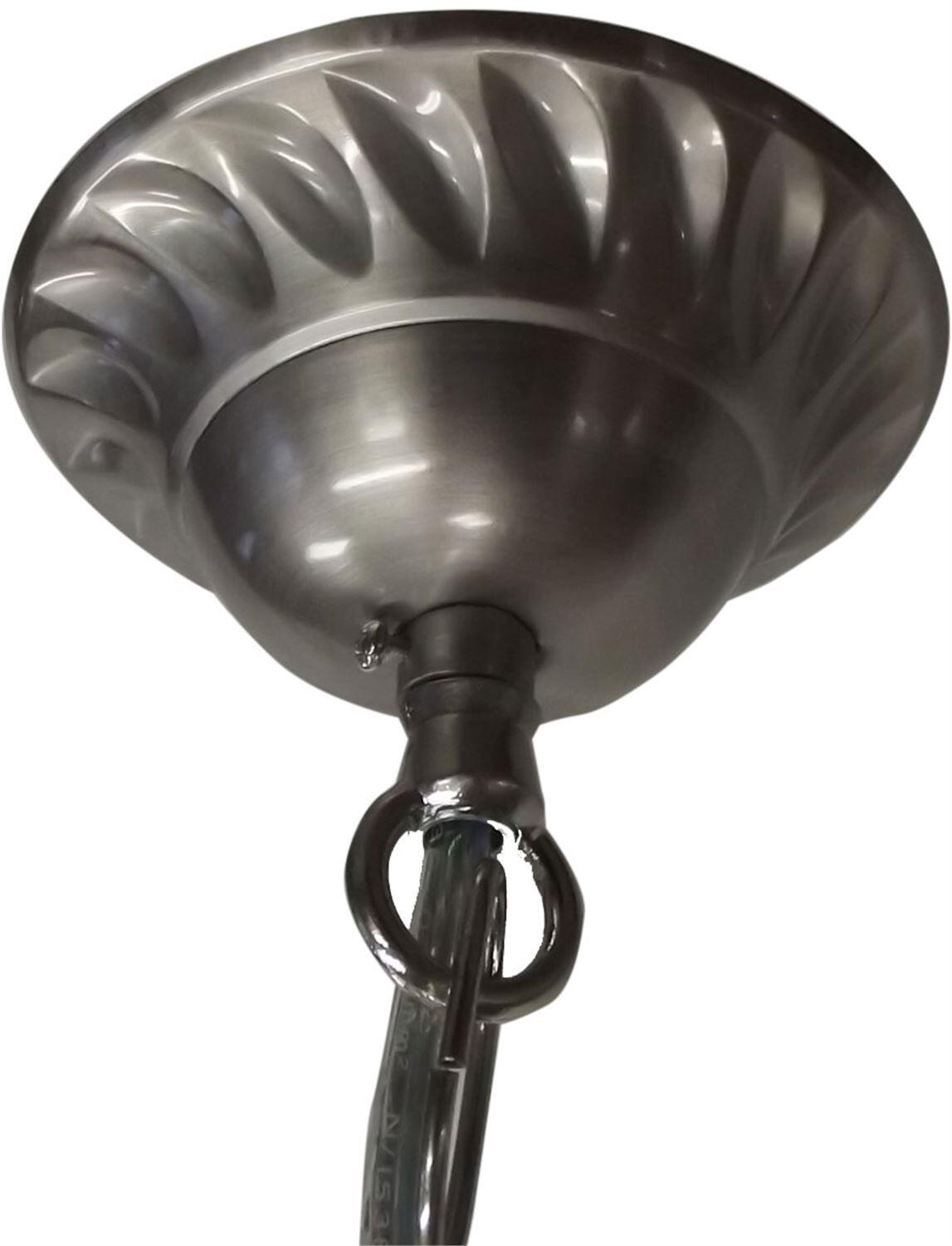Trend Solo Brushed Steel Billard Lampe 3/4