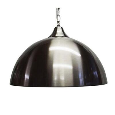 Trend Solo Brushed Steel Billard Lampe