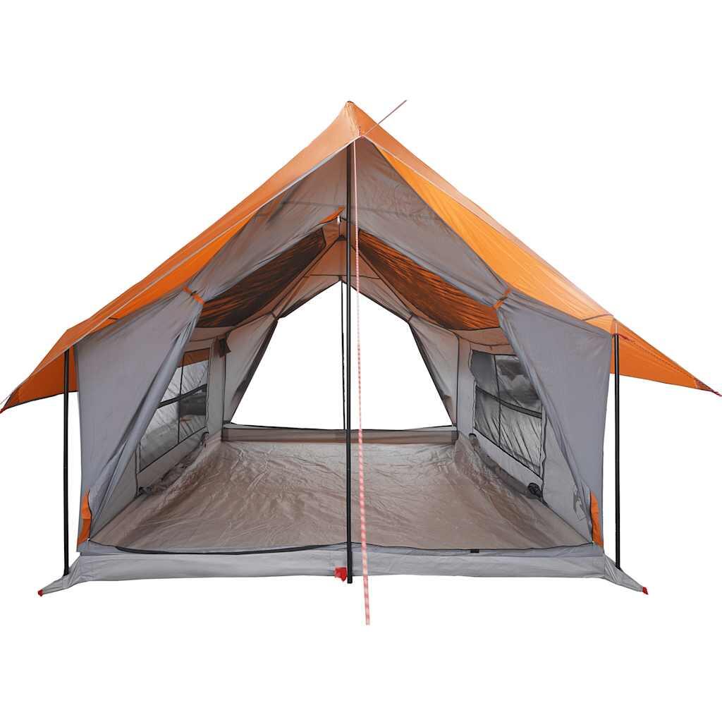 Vidaxl Tienda de 5 Personas Impermeable en Gris y Naranja 6/7