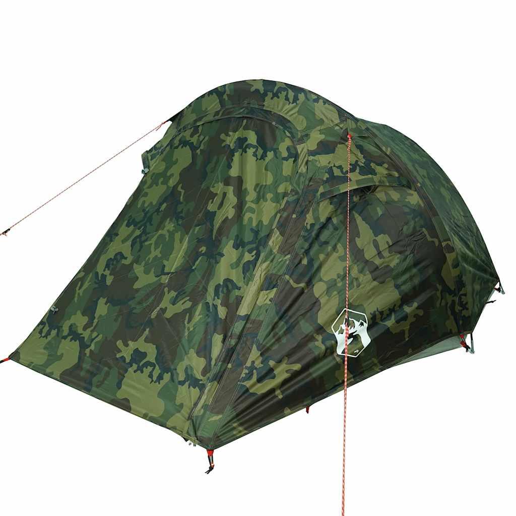 Tenda Tunnel VidaXL 3 Posti Impermeabile Camouflage 5/7