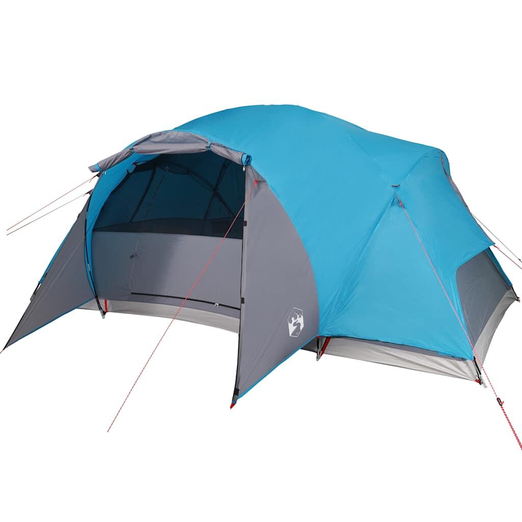 Vidaxl Tente Familiale Imperméable 8 Personnes en Bleu 4/7