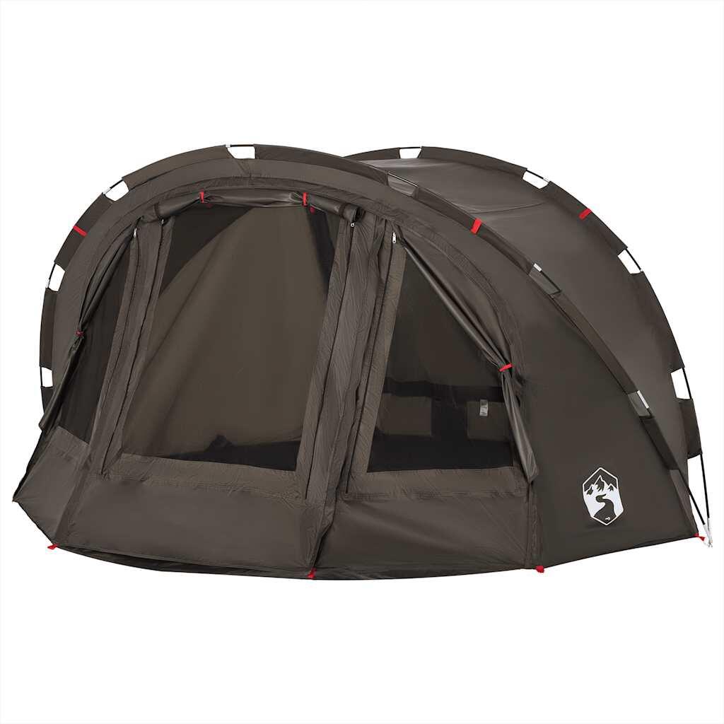 VidaXL Vistent tente de pêche imperméable 4 personnes brun 4/7