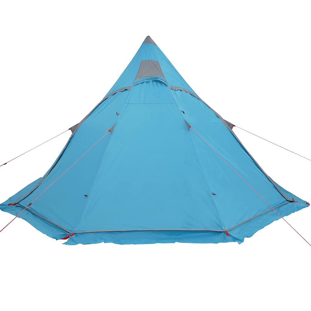 Tente Tipi Imperméable 5 Personnes en Bleu 5/7