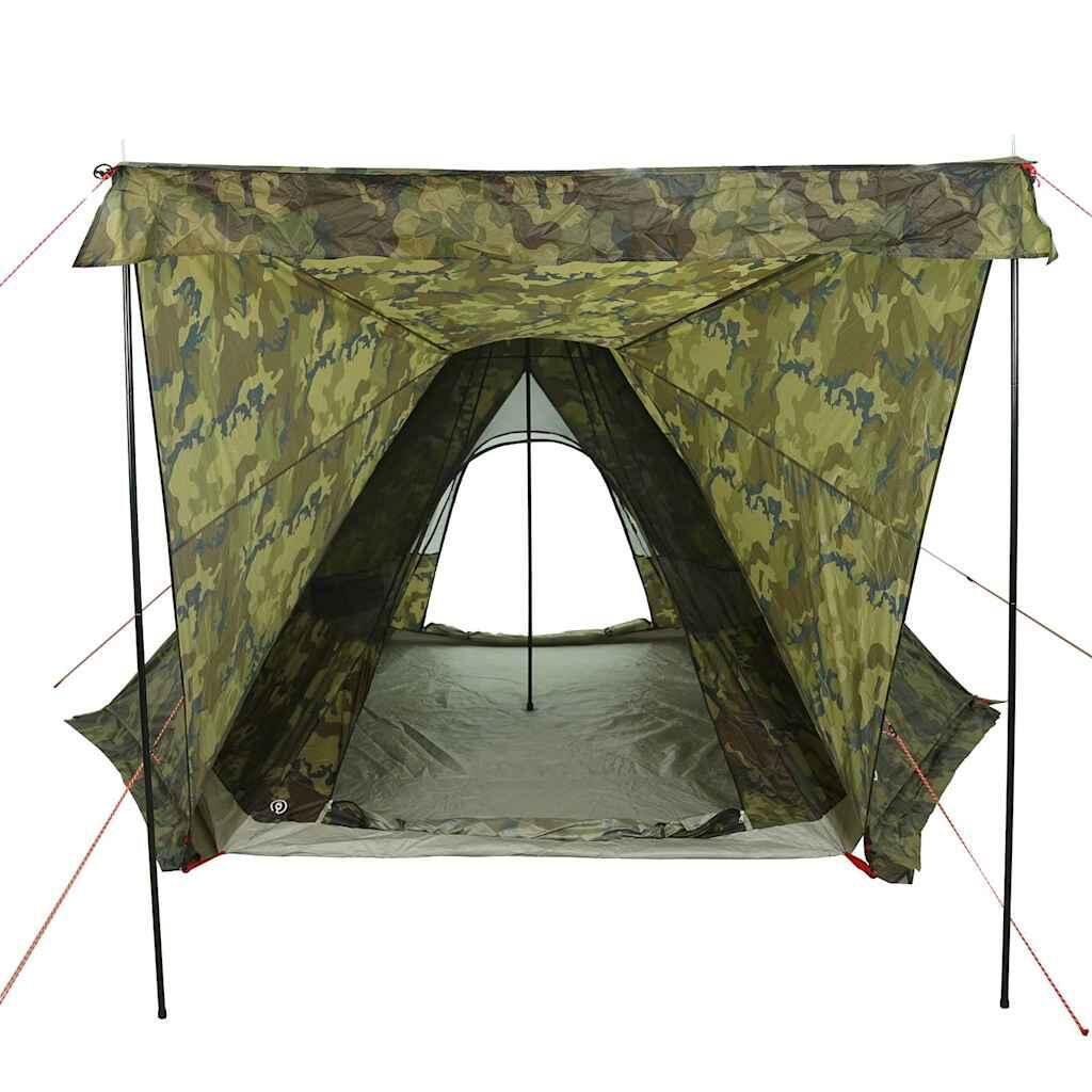 Vidaxl Tente Tipi 6 Personnes Camouflage - Étanche et Spacieuse 5/7