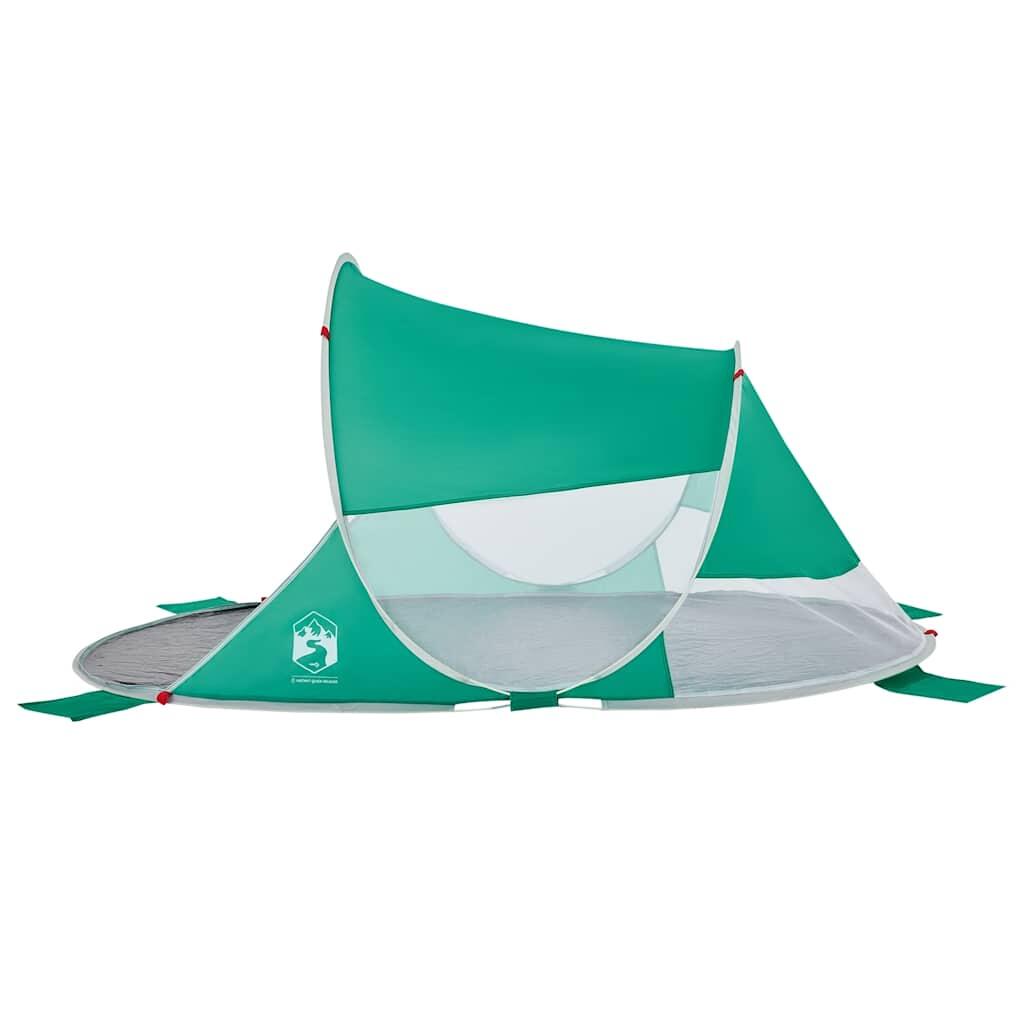Vidaxl Pop-Up Strandzelt - Wasserdichtes Meergrün 6/7