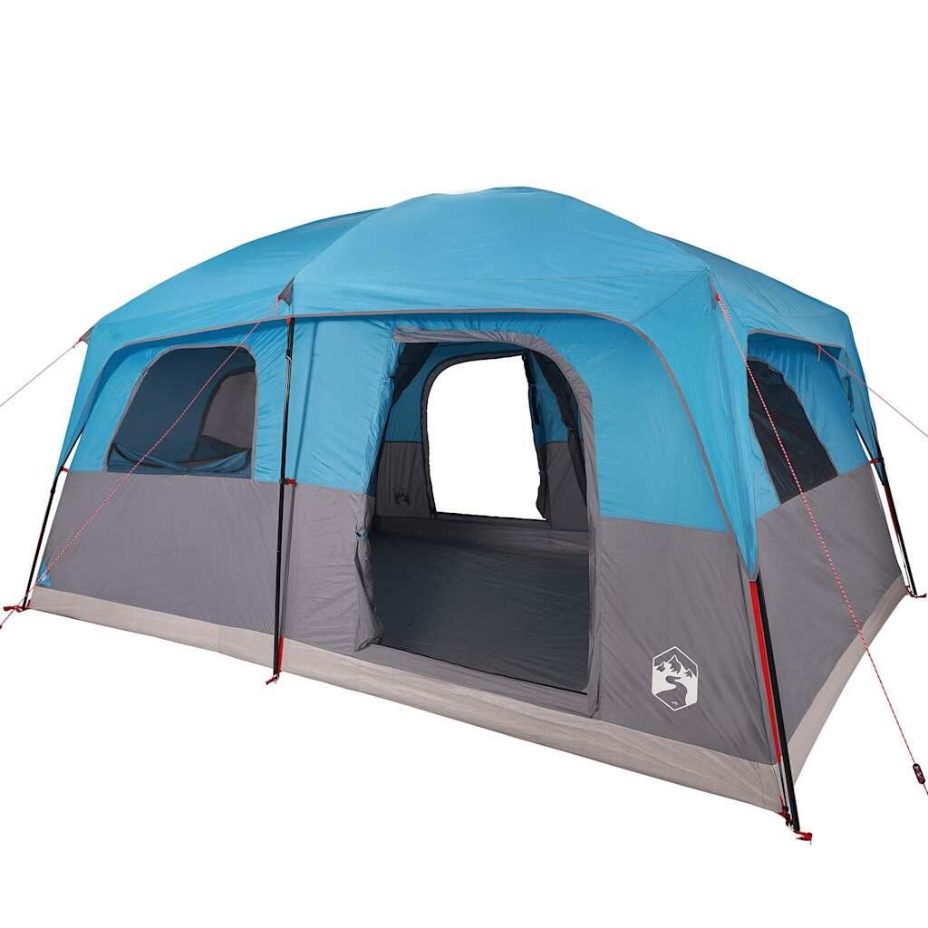 Tente familiale VidaXL imperméable 10 personnes bleue 5/7