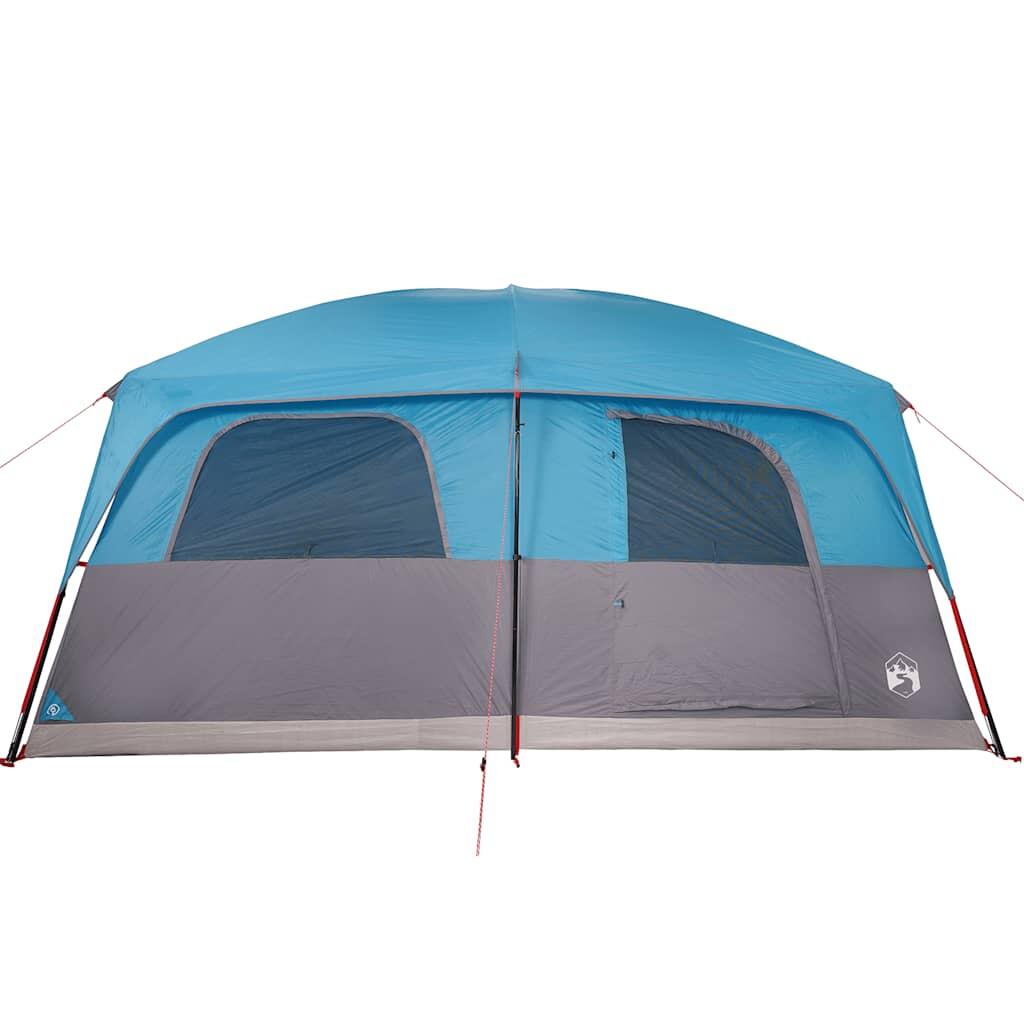 Tente familiale VidaXL imperméable 10 personnes bleue 6/7