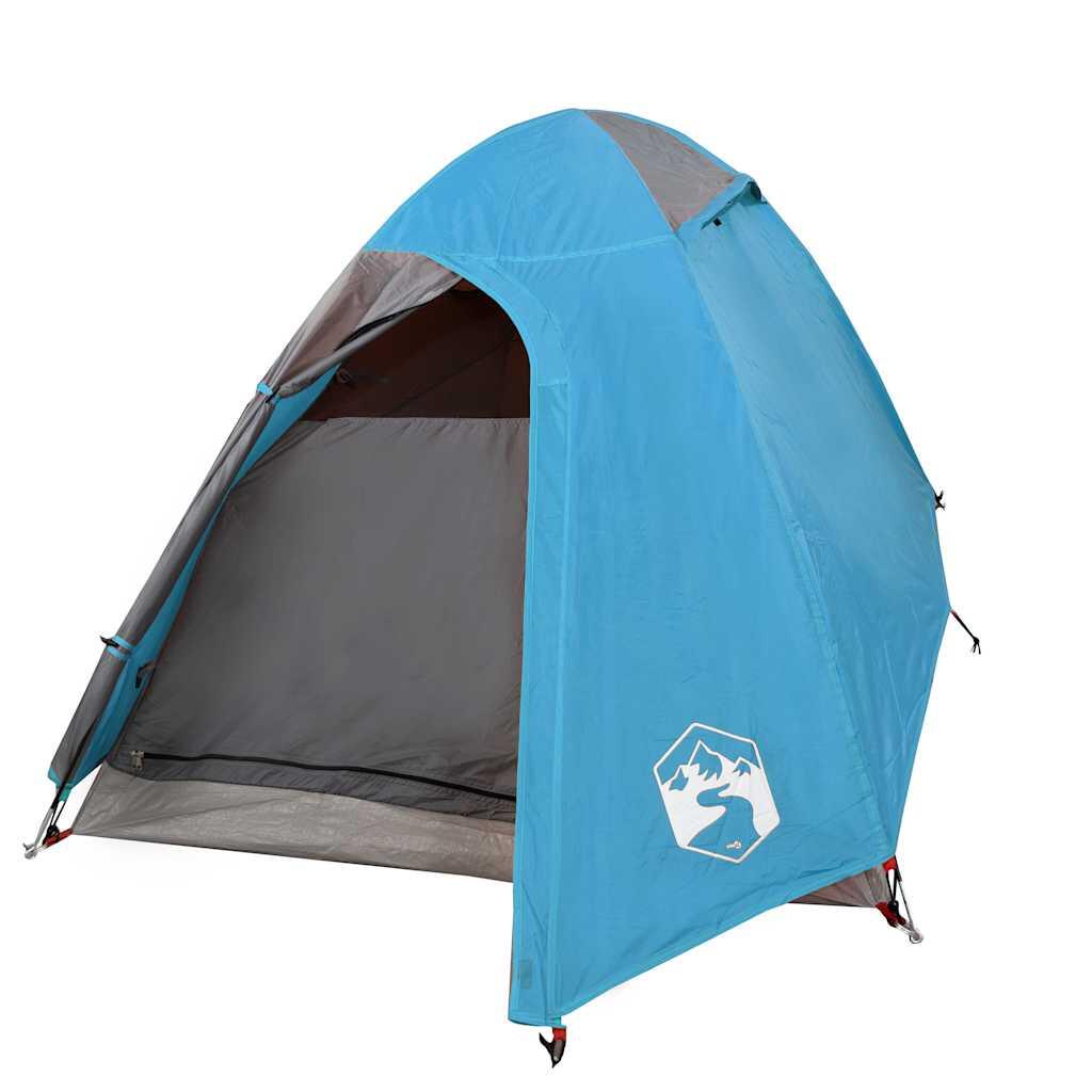 2-Person Waterproof Dome Tent in Blue for Outdoor Adventures 4/7