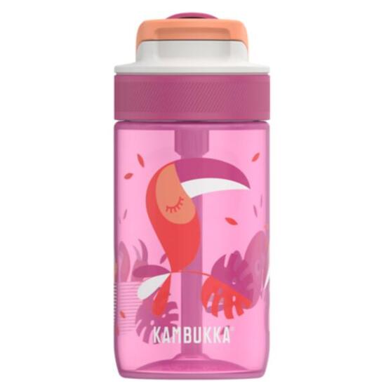Kambukka Lagoon 400 ml, Safari Jungle, Trinkhalm, auslaufsicher, BPA-frei Kinder