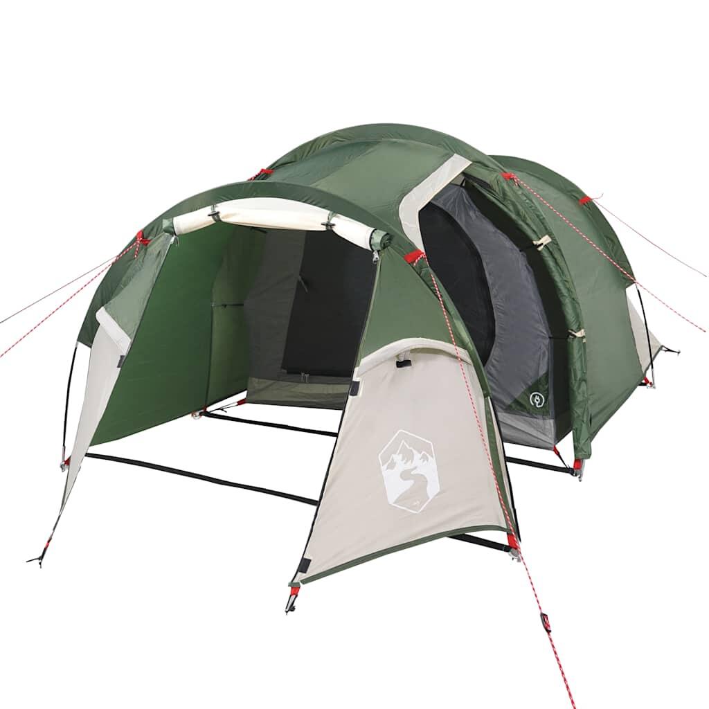 Tienda de túnel Vidaxl para 3 personas - Impermeable y Verde 4/7