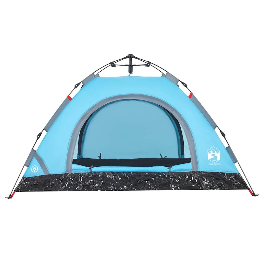 Tienda VidaXL para 4 personas con apertura rápida azul 6/7