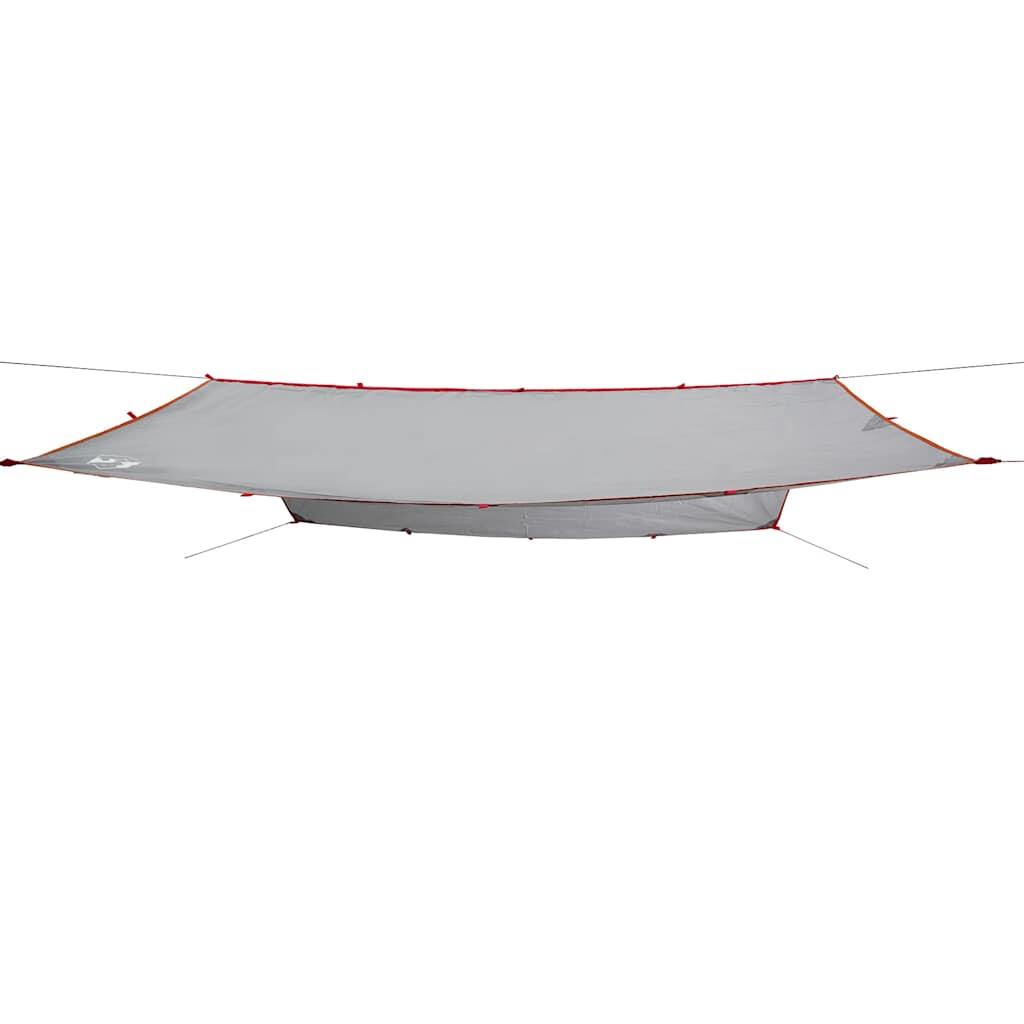 Wasserdichter Camping Canvas Baldachin 400x294 cm in Grau und Orange 4/7