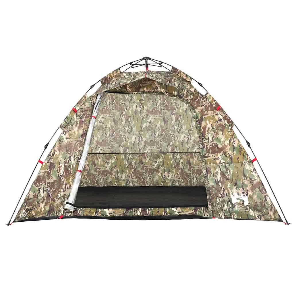VidaXL vistent camouflage 4 personen snelle ontgrendeling 6/7