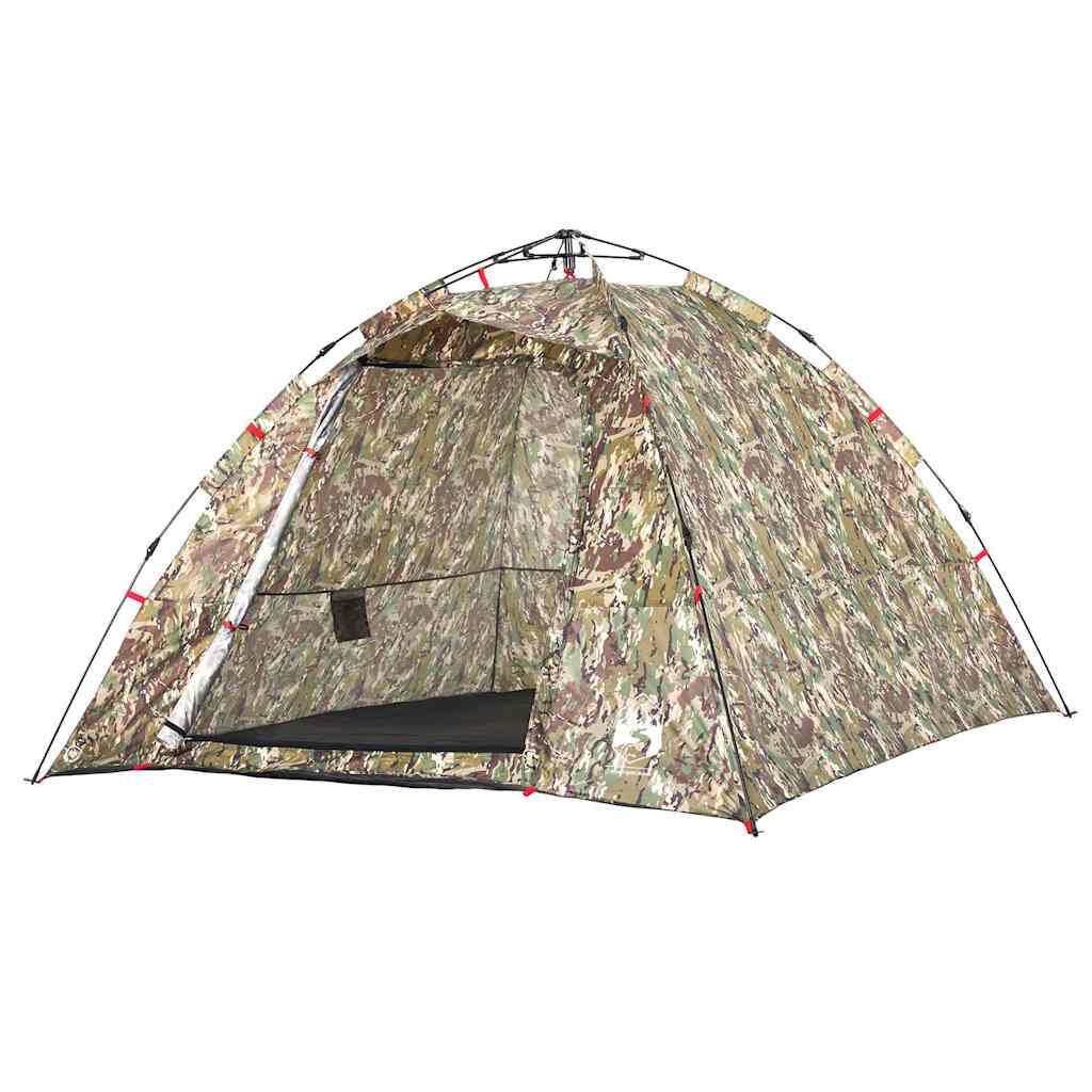 VidaXL vistent camouflage 4 personen snelle ontgrendeling 4/7