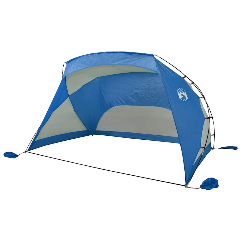 VidaXL Strandzelt 274 x 178 x 170/148 cm 185T Polyester azurblau 4/7