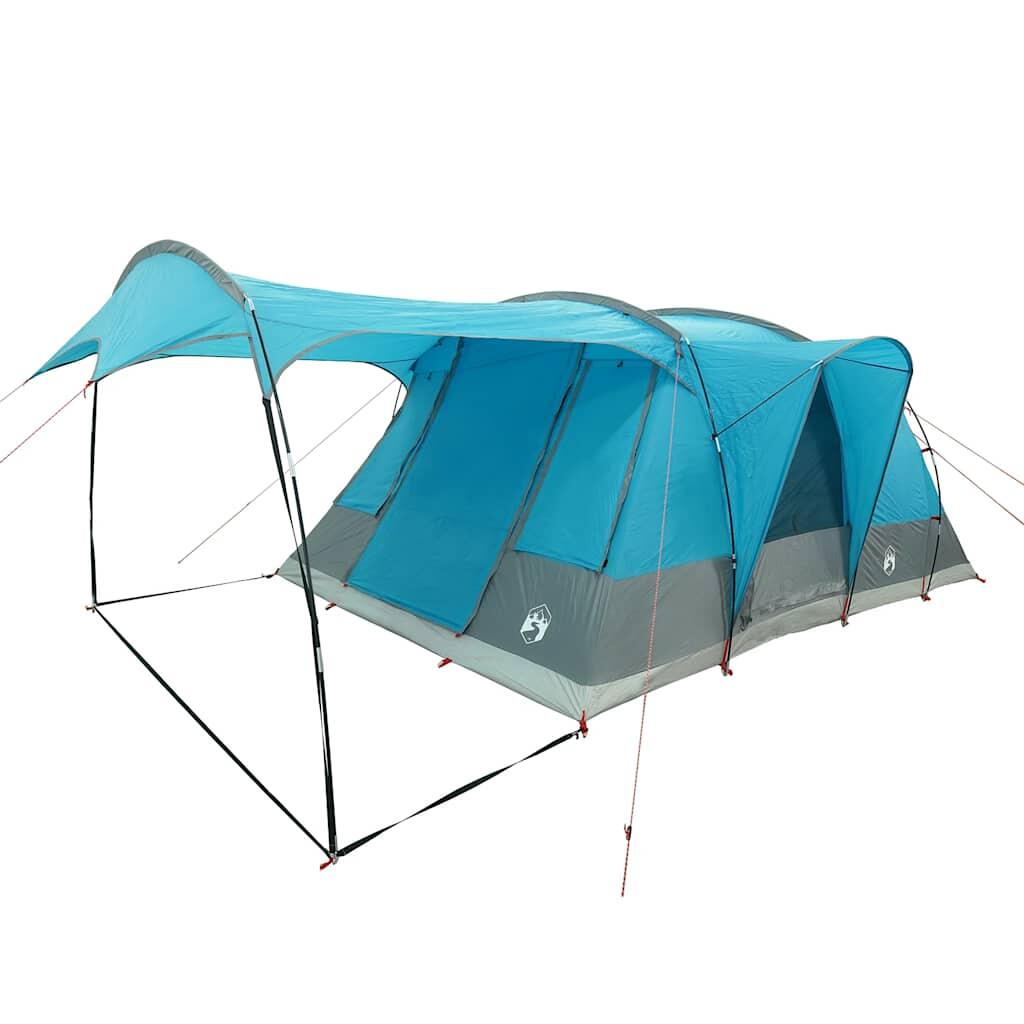 Tenda tunnel impermeabile VidaXL 5 persone con veranda e porta E 5/7