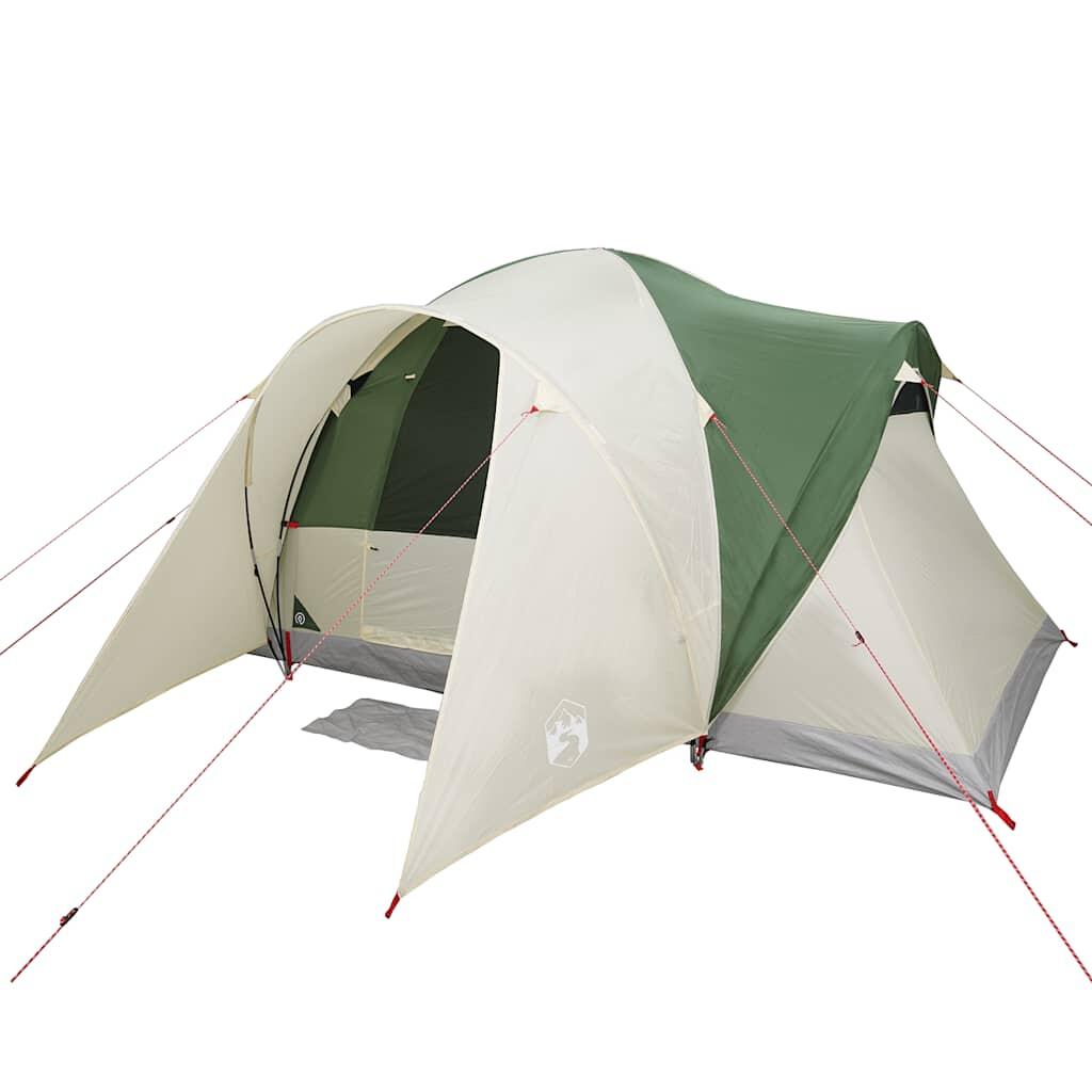 Tenda a cupola VidaXL 6 persone impermeabile verde 5/7