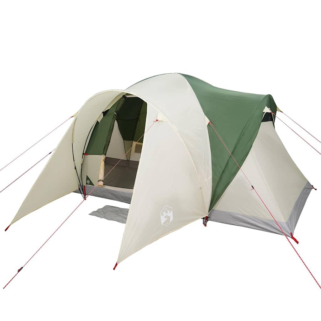 Tenda a cupola VidaXL 6 persone impermeabile verde 4/7