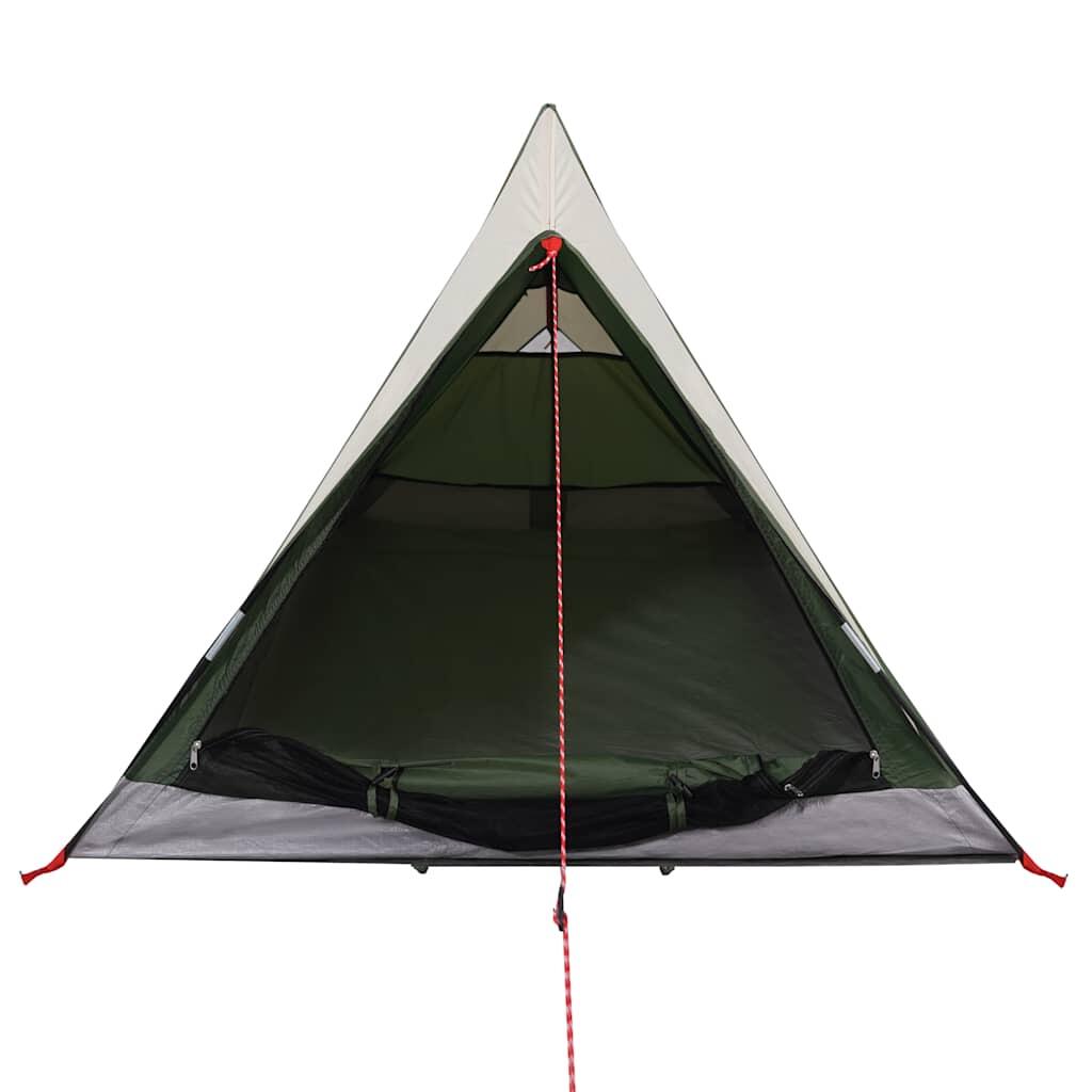 VidaXL Tente 2 personnes imperméable verte 5/7