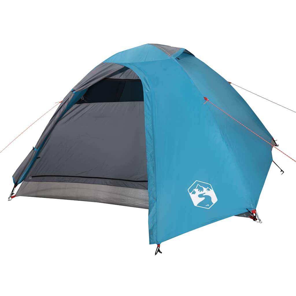 Tente Dôme vidaxl 4 Personnes Bleue 4/7