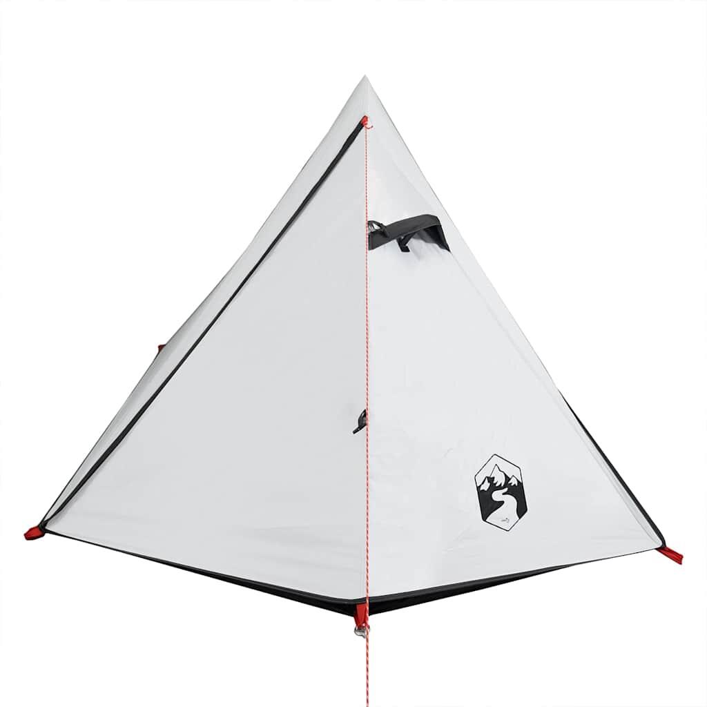 VidaXL Tente Dôme 2 Personnes - Tissu Imperméable et Occultant en Blanc 6/7