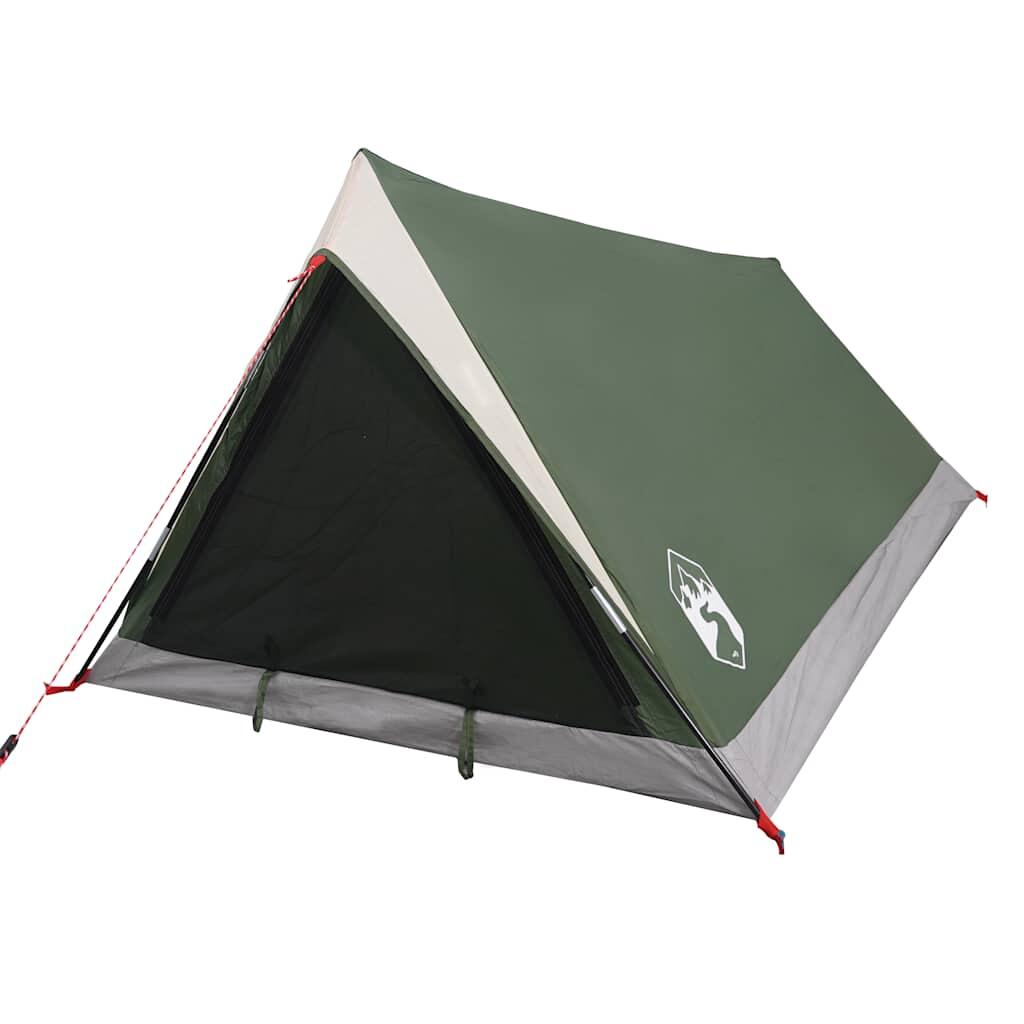 VidaXL Tente 2 personnes imperméable verte 4/7