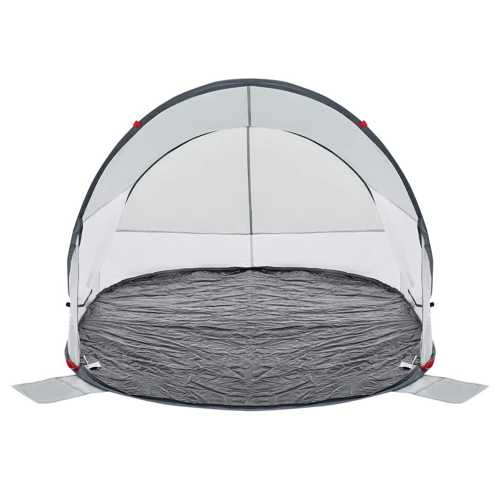 Tienda de playa pop-up impermeable VidaXL gris 5/7