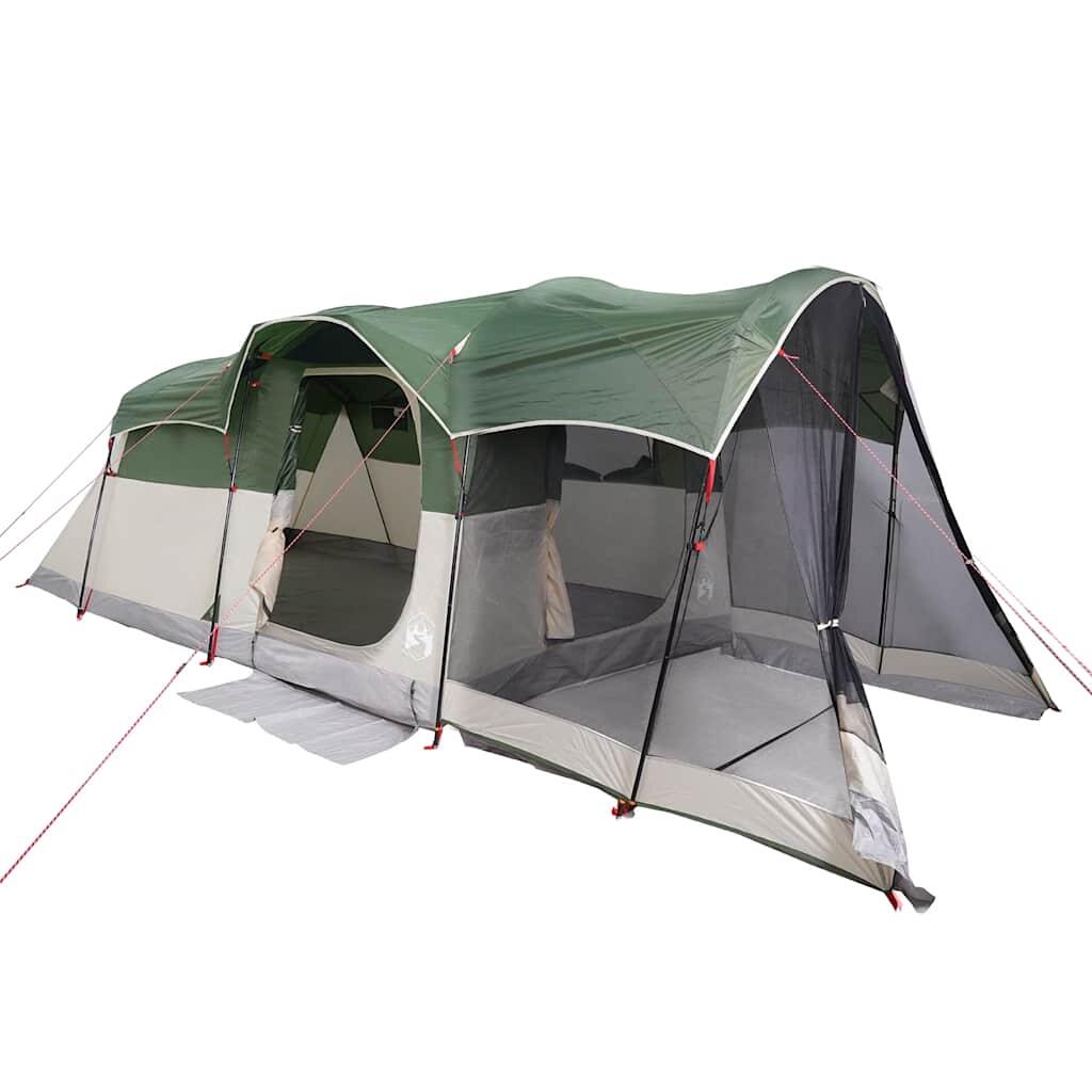 Tente tunnel VidaXL 8 personnes imperméable verte 4/7