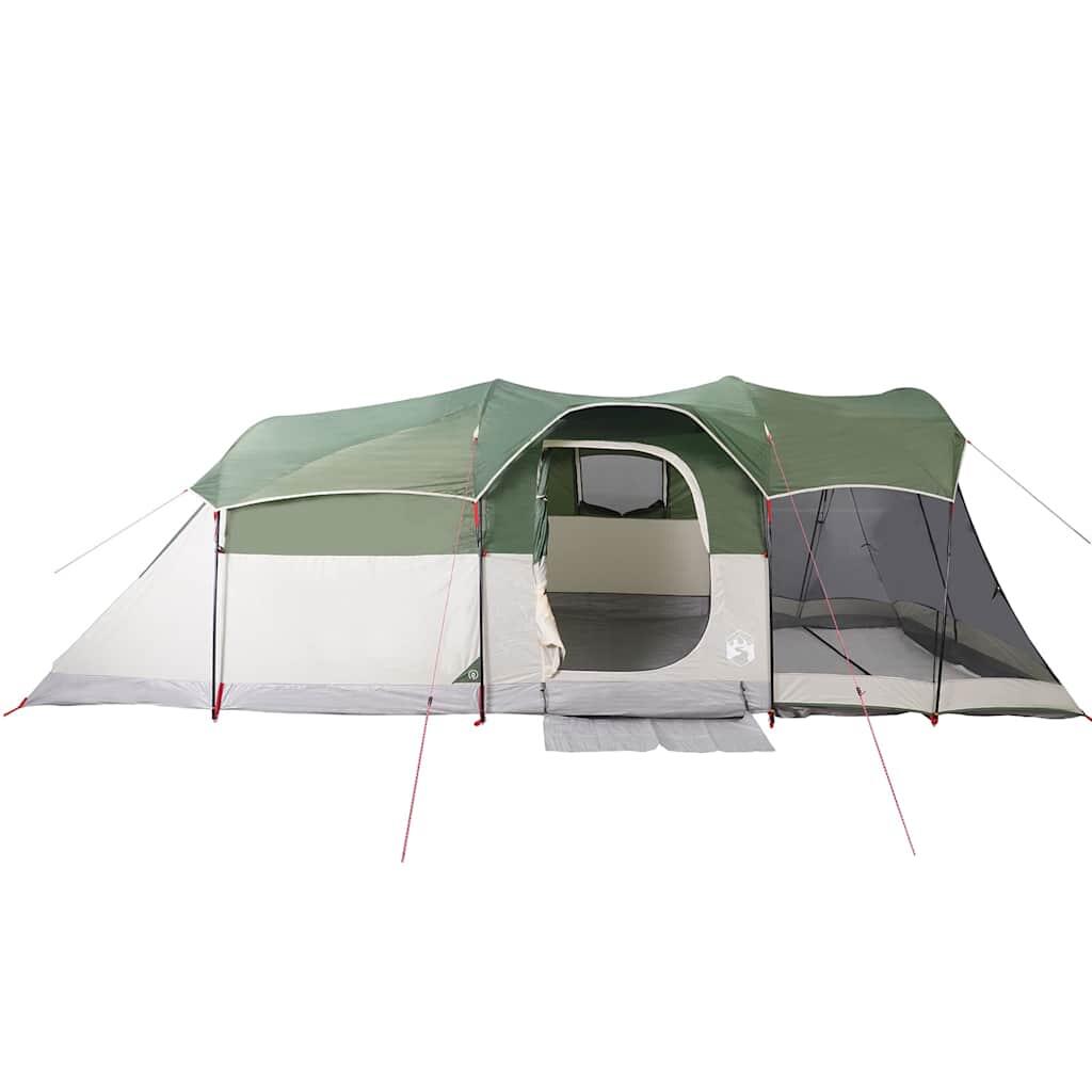 Tente tunnel VidaXL 8 personnes imperméable verte 6/7