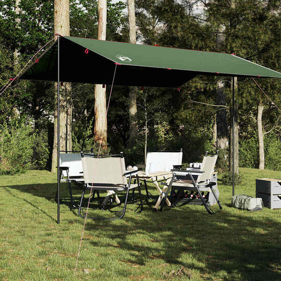 Auvent de Camping Étanche 360x294 cm en Vert
