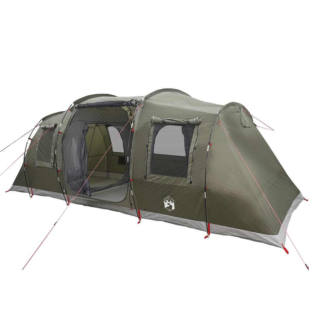 Tente Tunnel Vidaxl 6 Personnes Étanche en Vert Olive 5/7