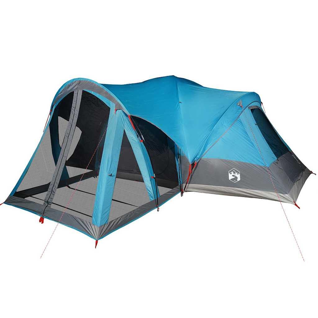 Tente tipi VidaXL 8 personnes étanche bleu 4/7