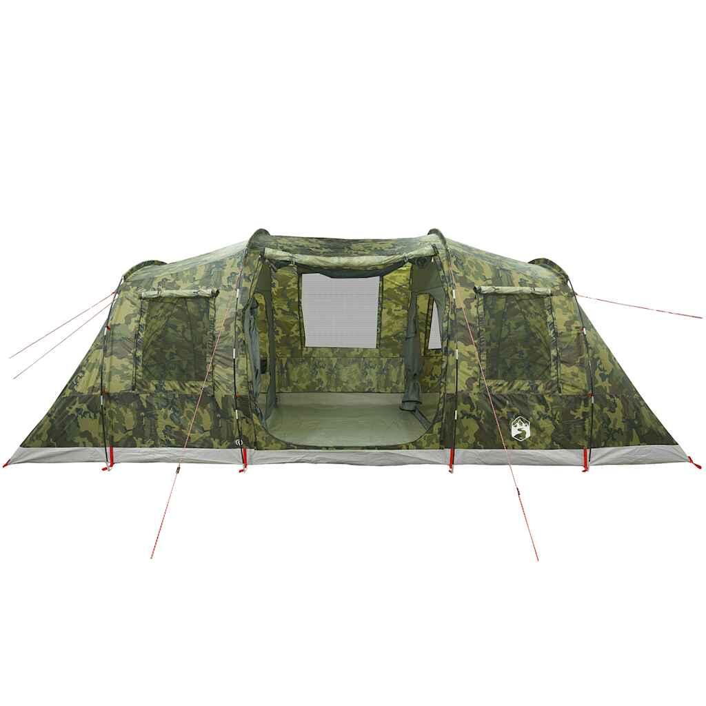 Tente tunnel VidaXL camouflage imperméable 6 personnes 6/7