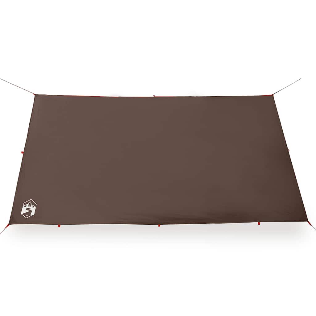 VidaXL Waterproof Camping Awning 366x306 cm Brown 5/7