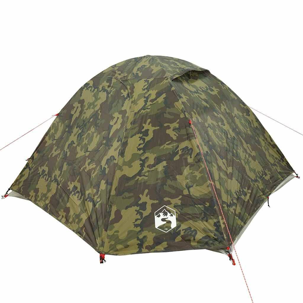Tenda a cupola VidaXL 3 posti impermeabile camouflage 5/7