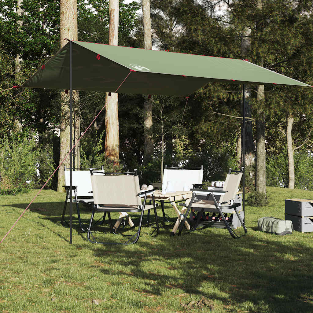 Auvent de Camping Étanche 360x294 cm en Vert 3/7