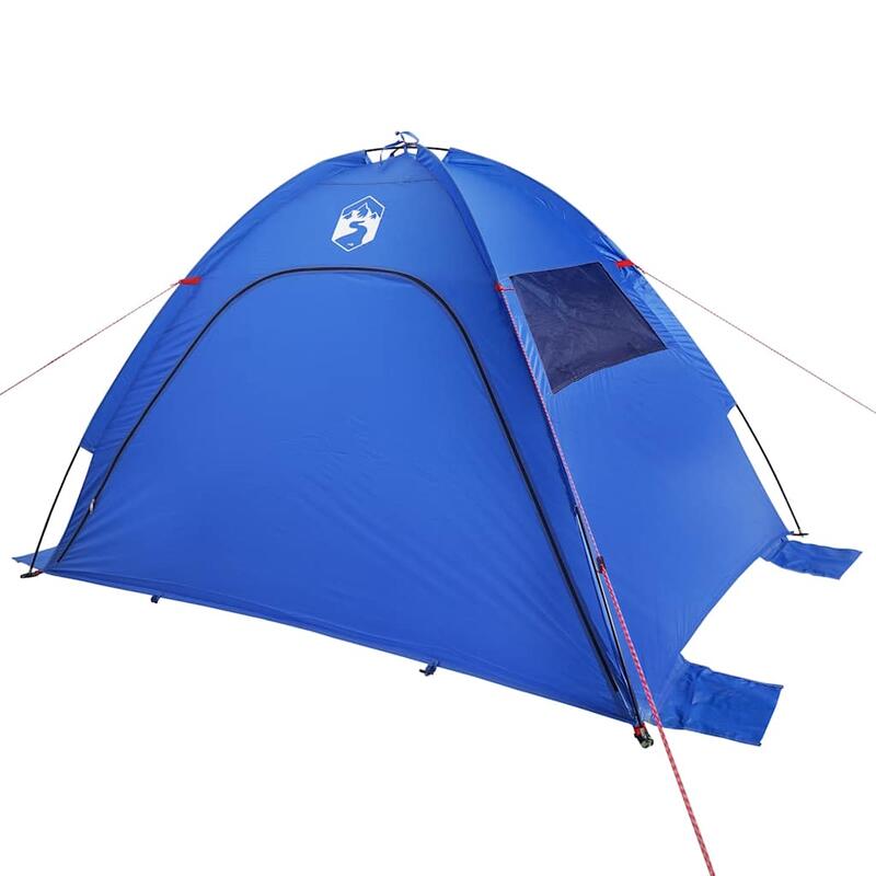 Vidaxl Tente de Plage Étanche en Bleu Azur