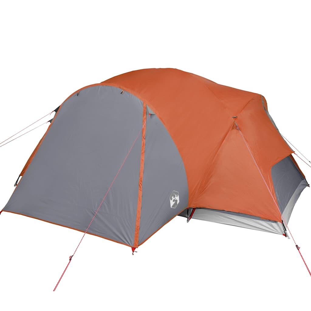 Vidaxl Tente Familiale Crossvent 8 Personnes Imperméable en Orange 6/7
