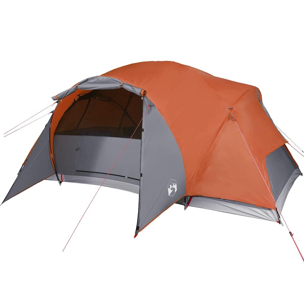 Vidaxl Tente Familiale Crossvent 8 Personnes Imperméable en Orange 4/7