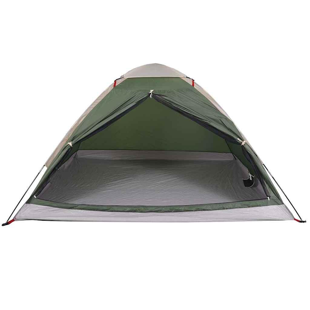 Vidaxl Carpa Domo para 4 Personas - Impermeable Verde 5/7